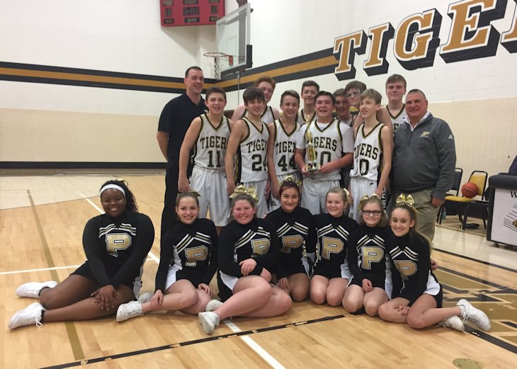 Students in School Activites (Athletics, Classrooms, Plays, Band, Art Projects) (PJHS BasketBall Team.jpg)